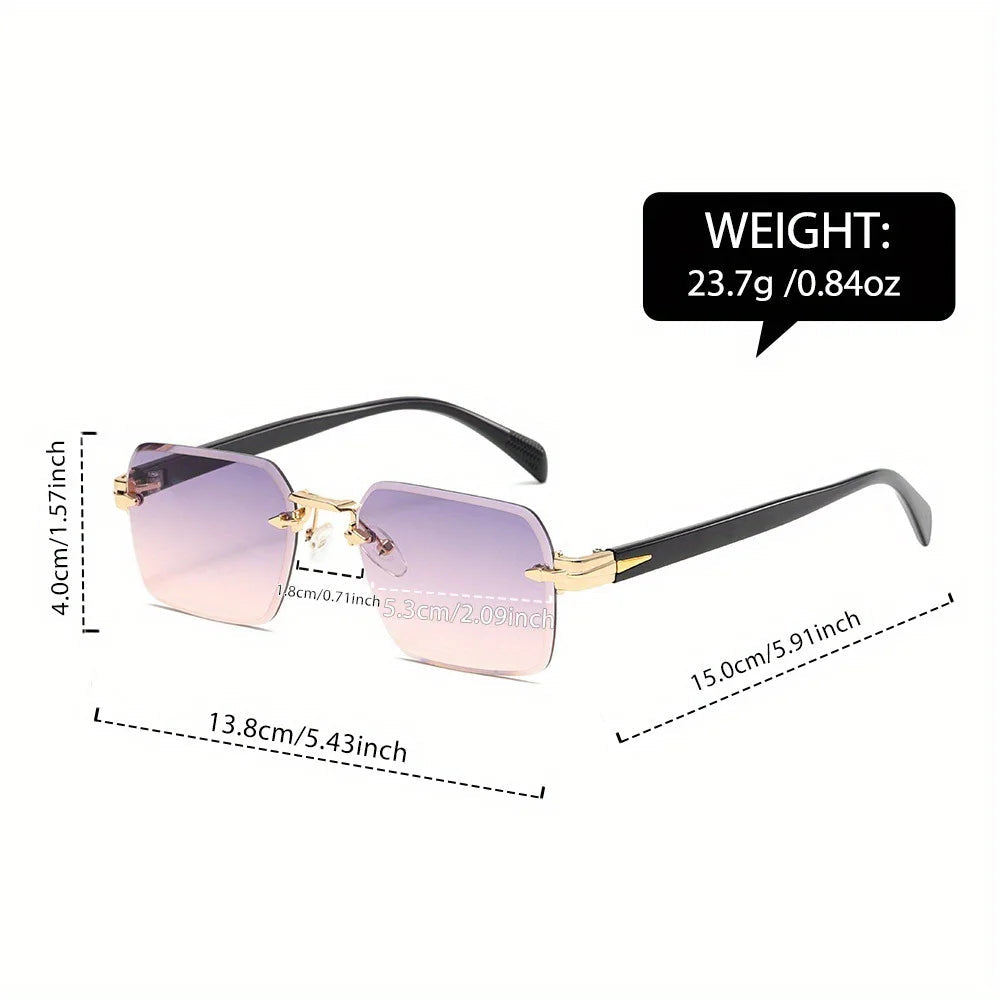 Quincy Rimless Sunglasses