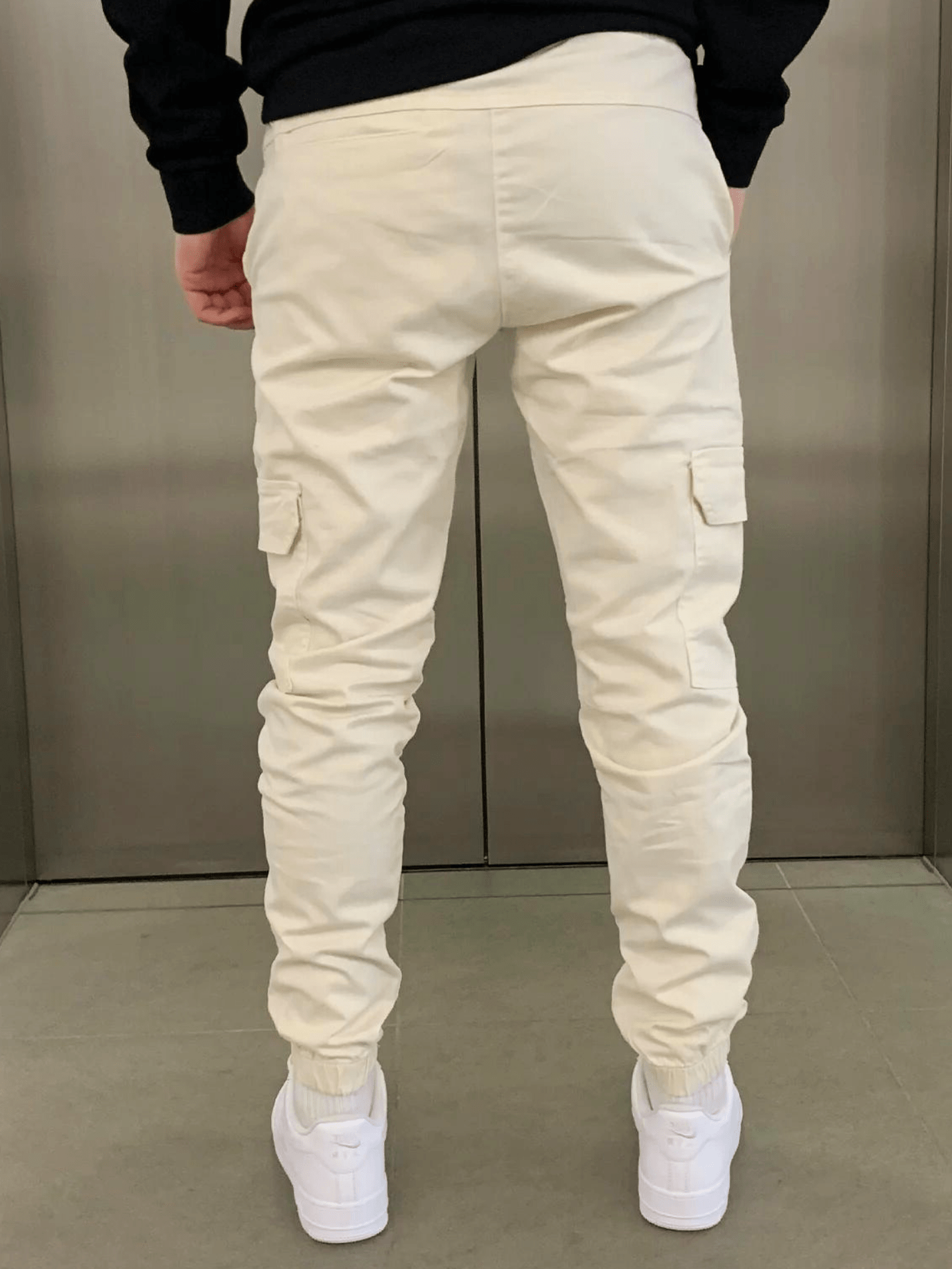 Avenue Cargo Jogger - Cream