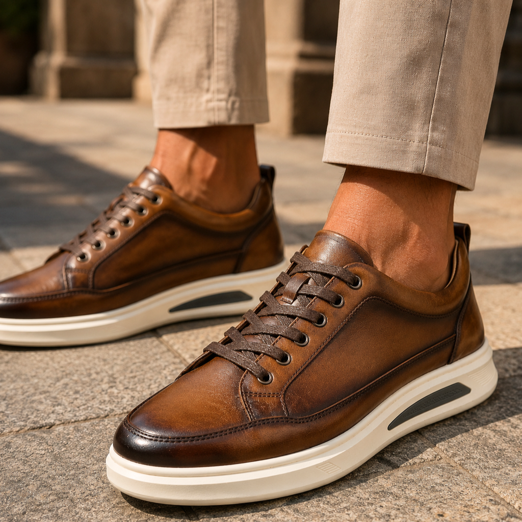 Sawyer Handcrafted Leather Trainer