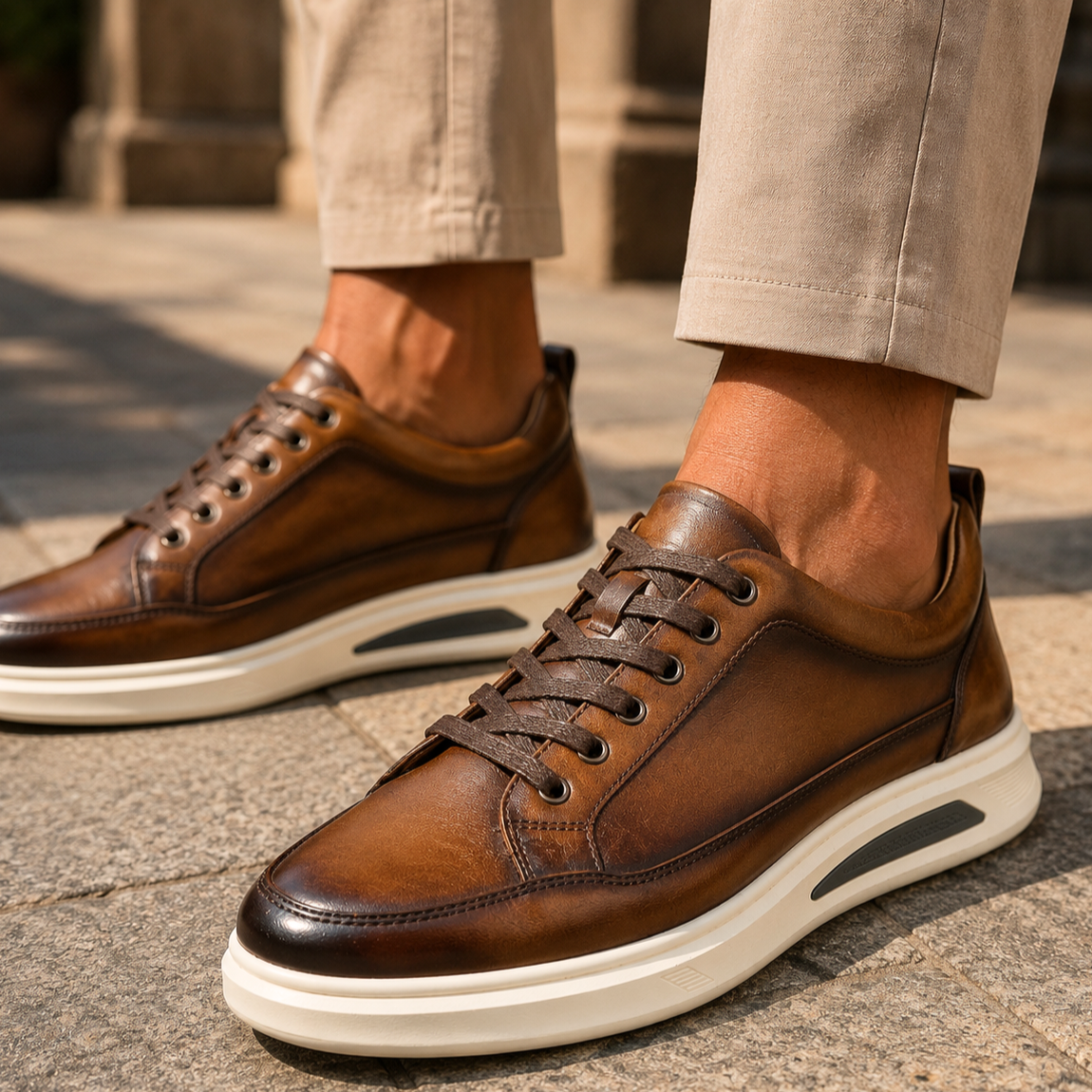 Sawyer Handcrafted Leather Trainer