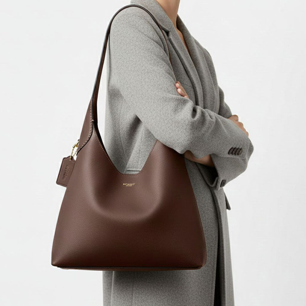 Sterling Grain Leather Shoulder Bag