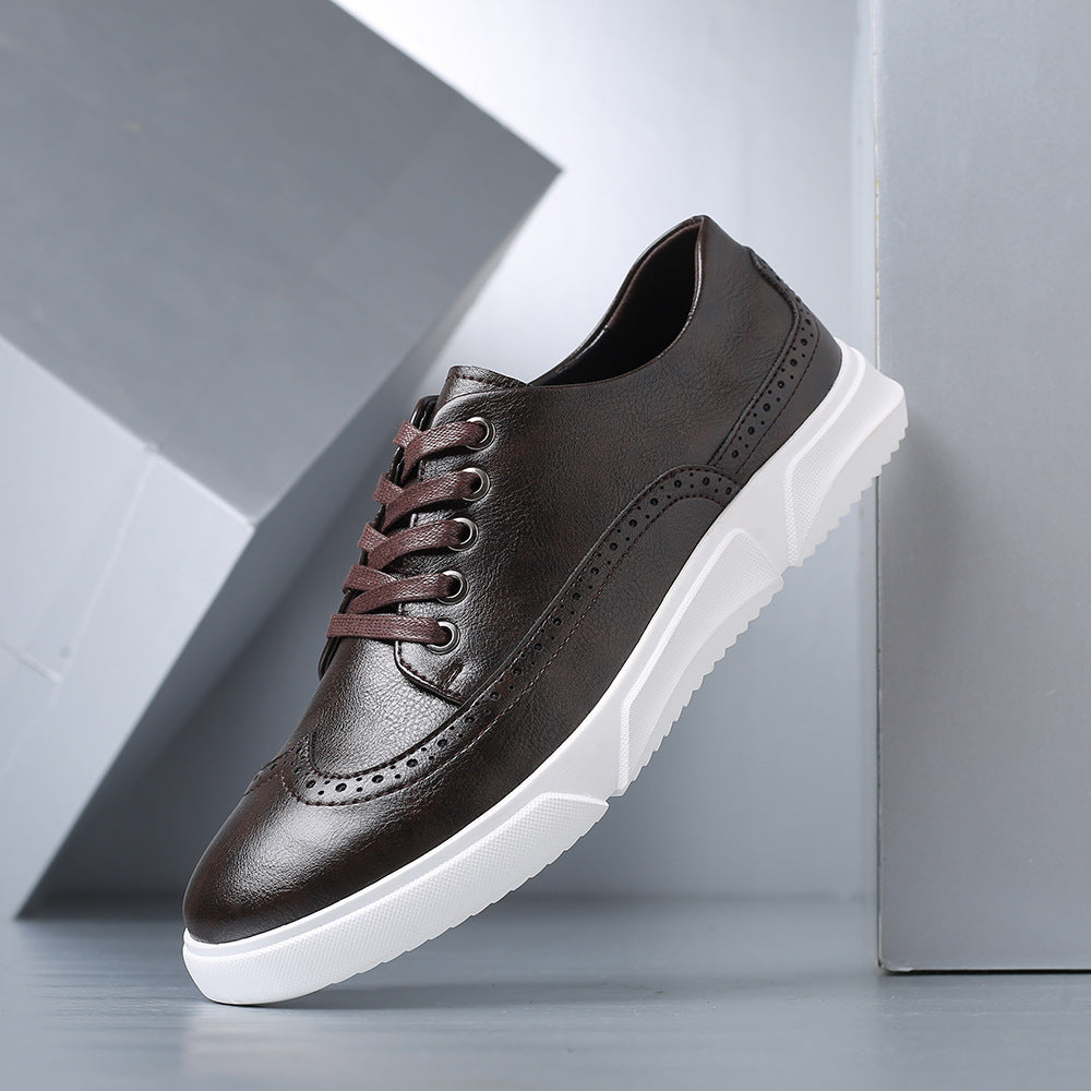 Hutton Heritage Leather Trainers