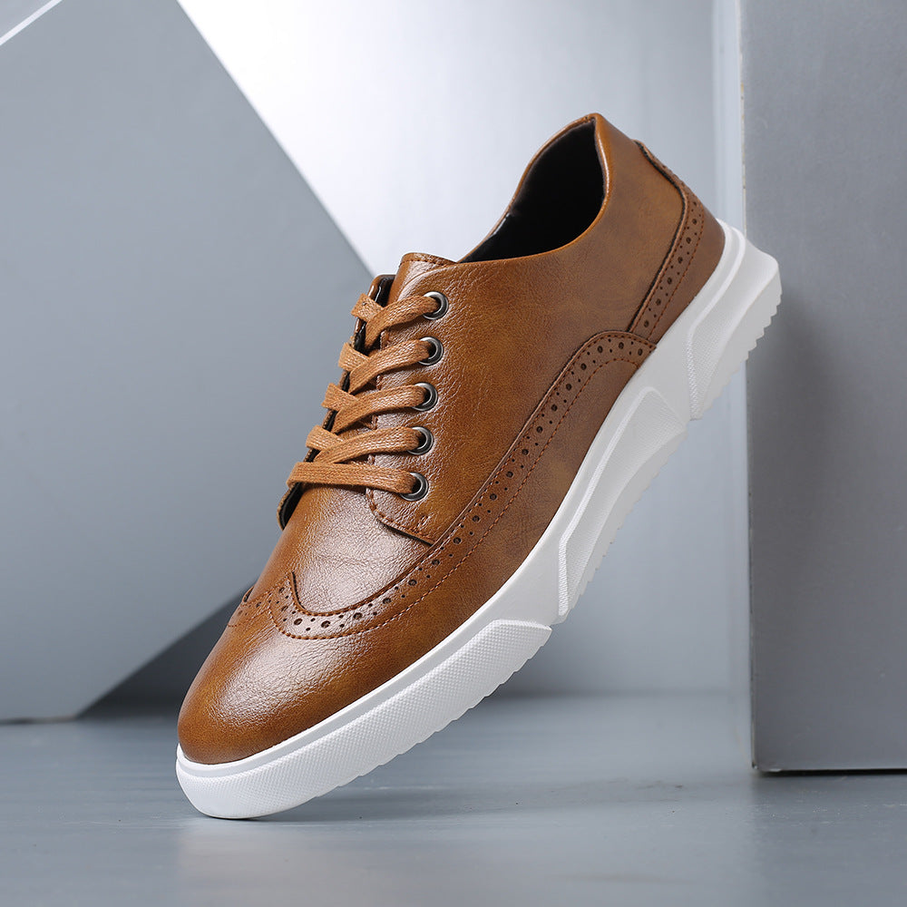 Hutton Heritage Leather Trainers