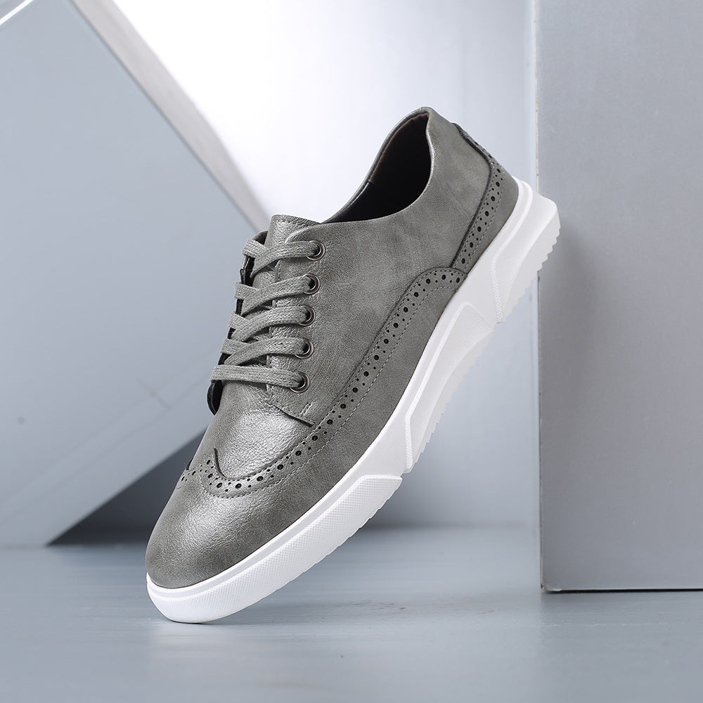 Hutton Heritage Leather Trainers