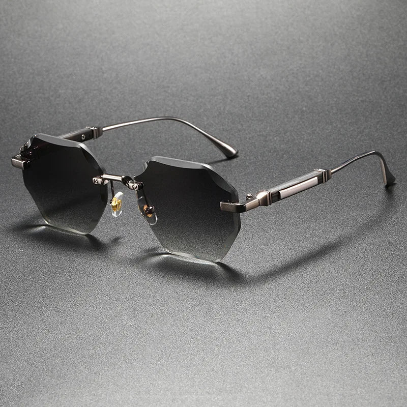 Dorian Rimless Sunglasses