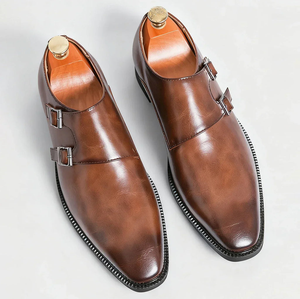 Rex Suede Monk Loafers