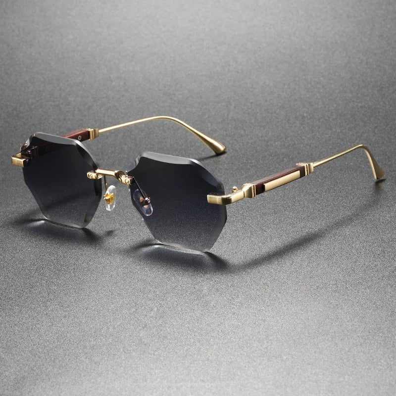 Dorian Rimless Sunglasses