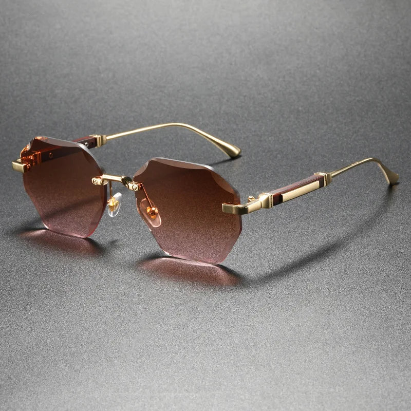 Dorian Rimless Sunglasses