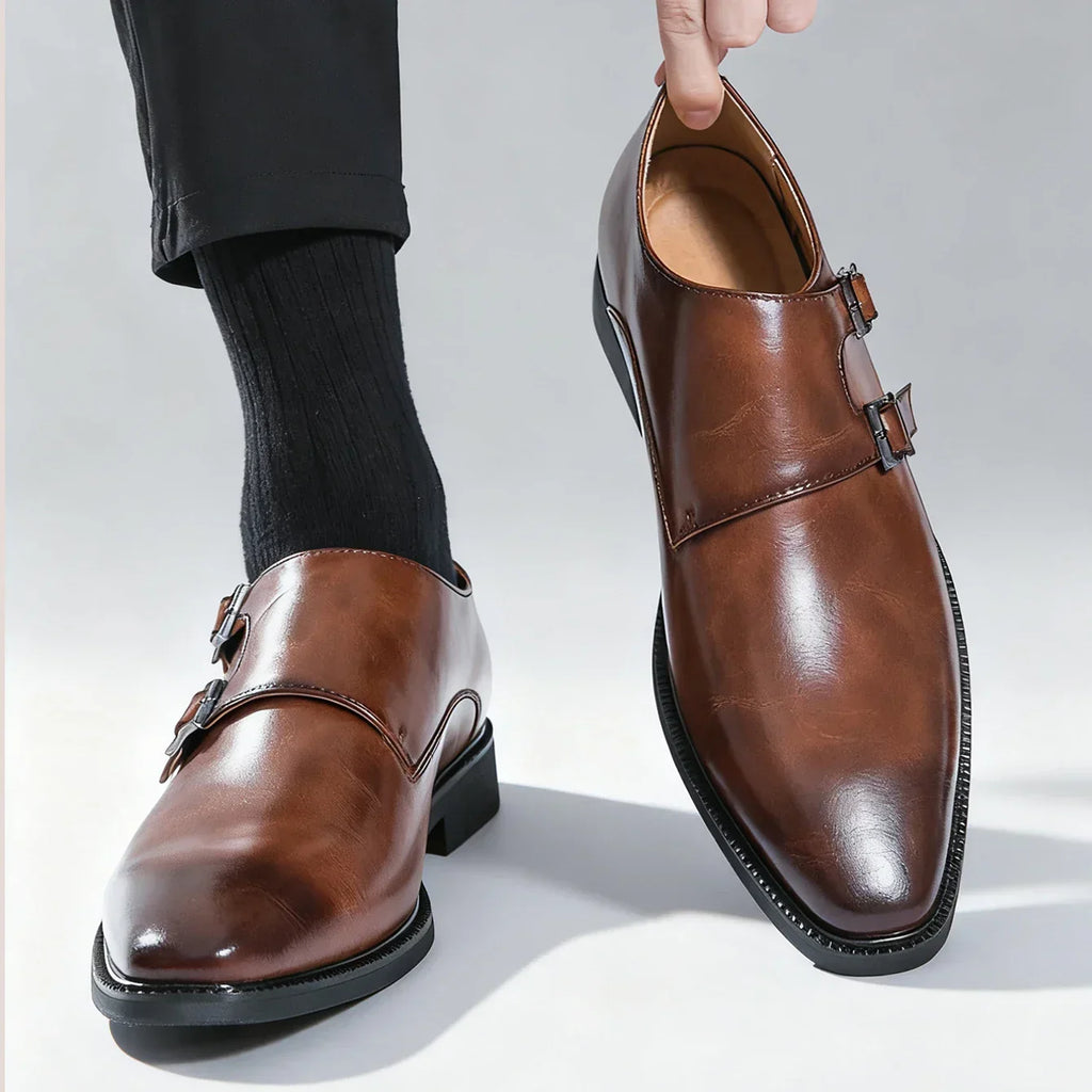 Rex Suede Monk Loafers