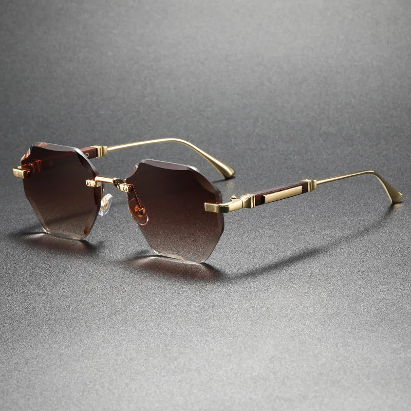 Dorian Rimless Sunglasses