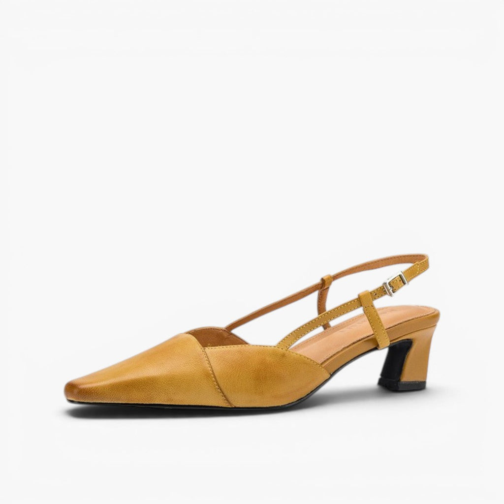 Dante Leather Slingback Heels