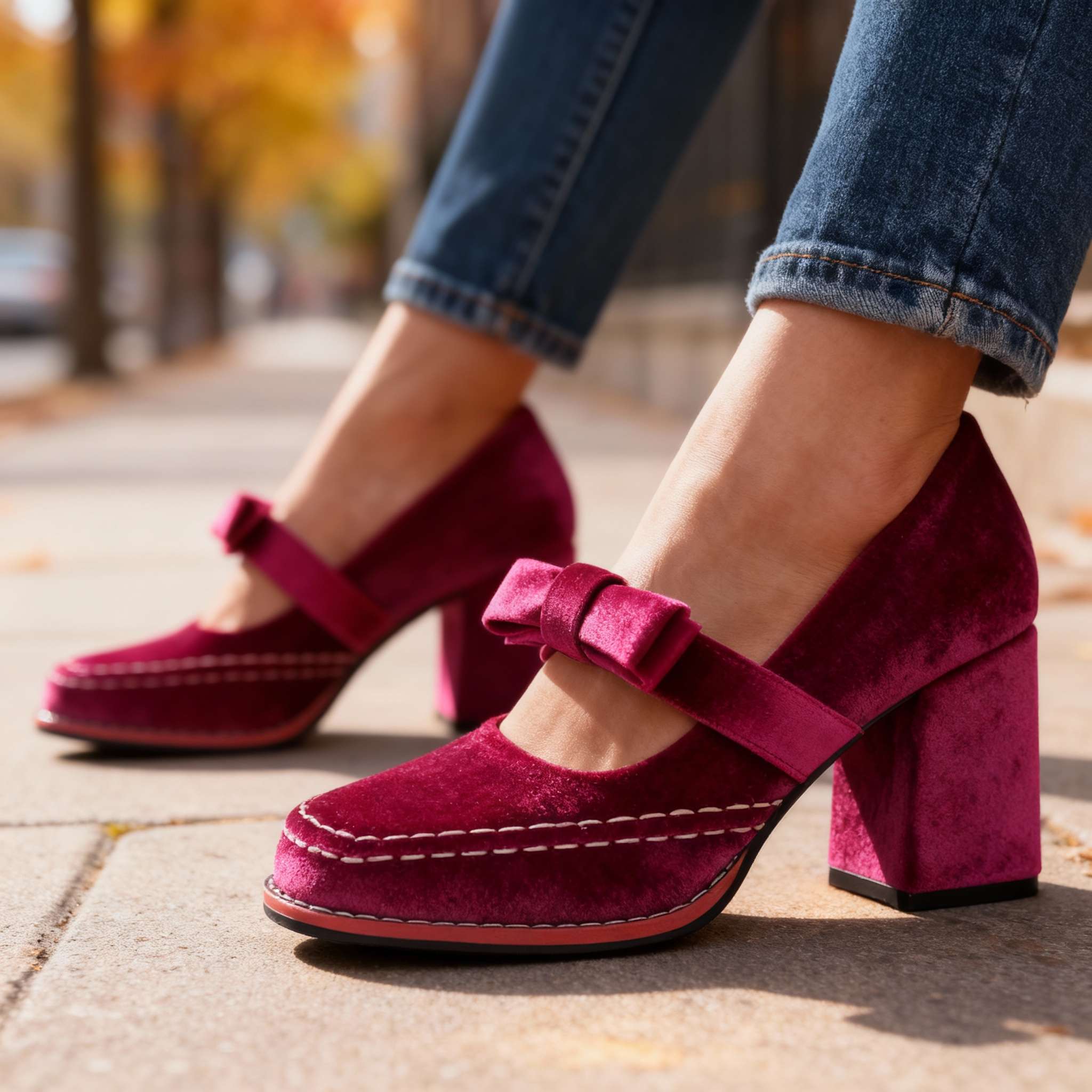 Marlowe Velvet Loafers