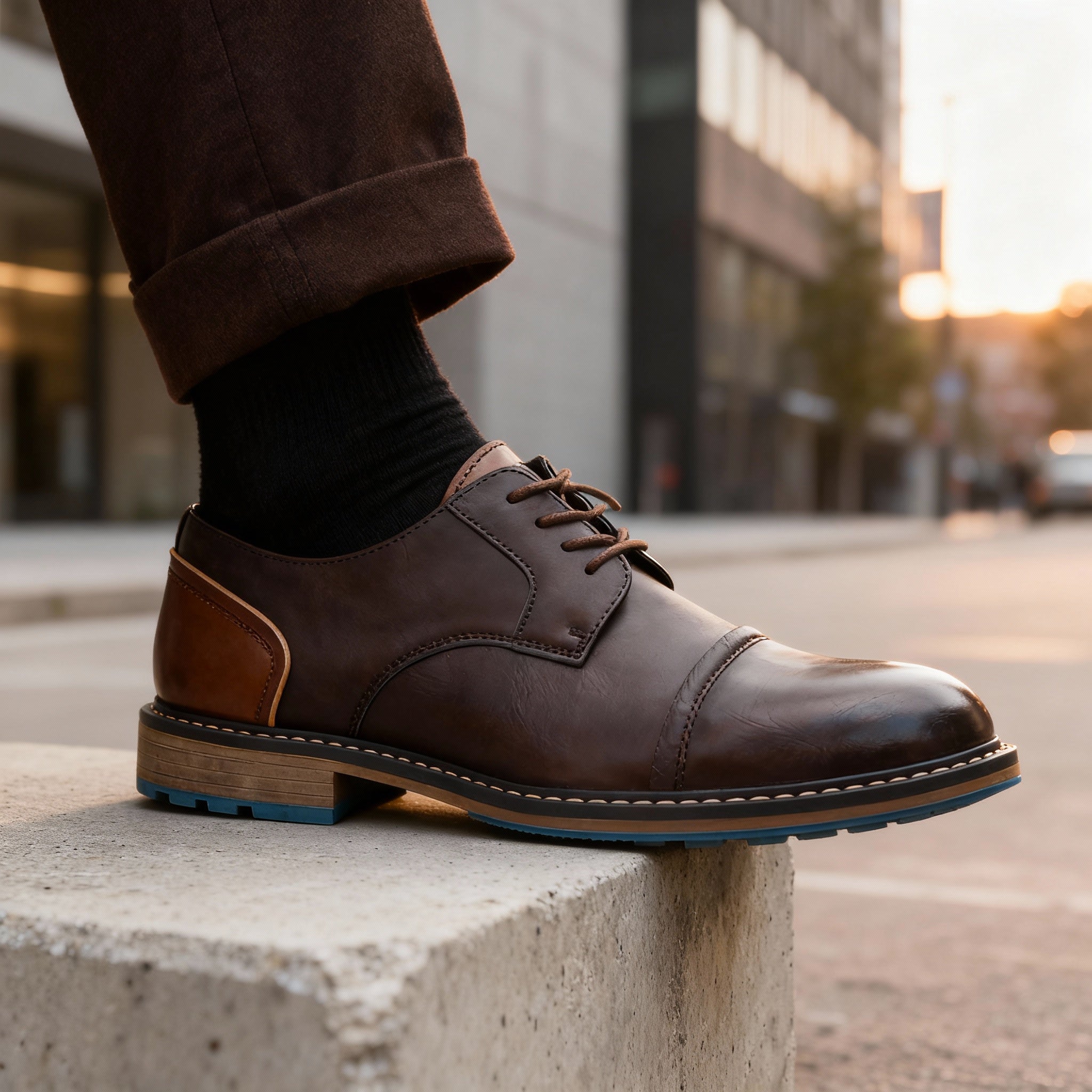 Milo Cap-Toe Derbies