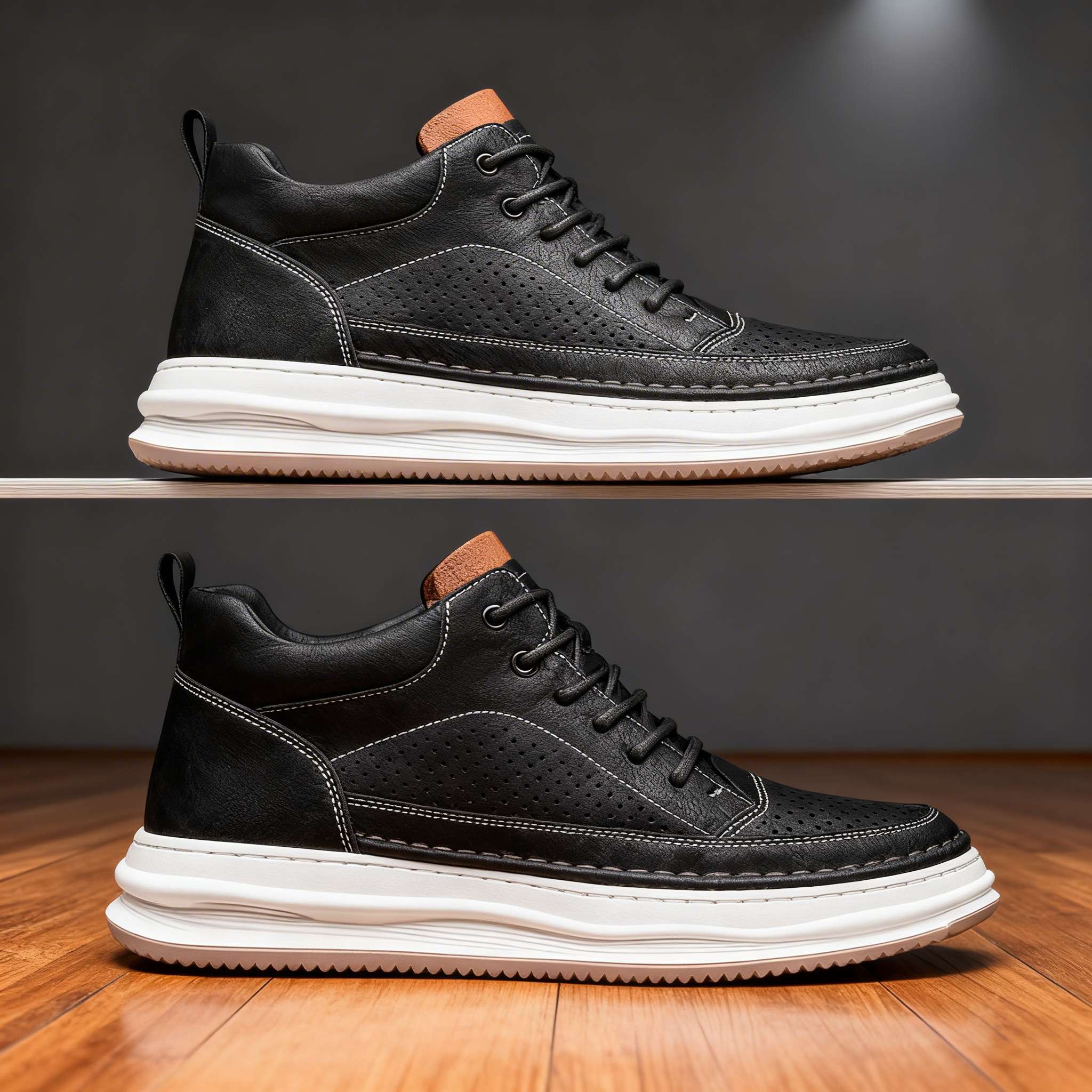 Rex Breeze Leather Trainers