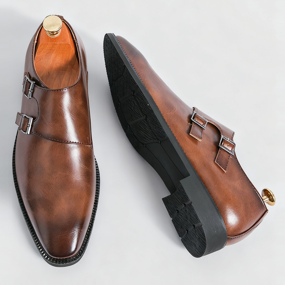 Rex Suede Monk Loafers