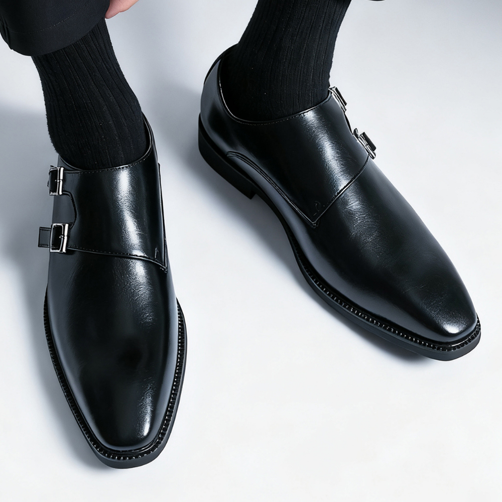 Rex Suede Monk Loafers