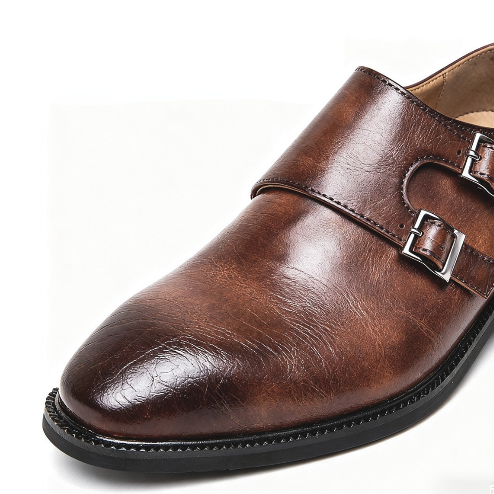 Rex Suede Monk Loafers