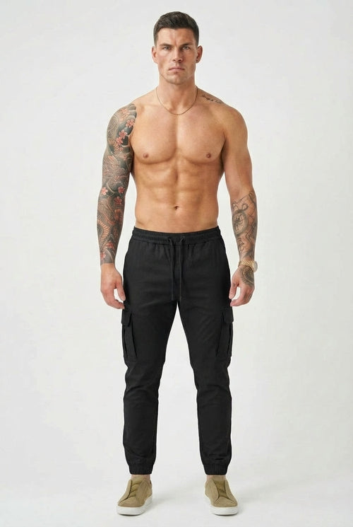 Avenue Cargo Jogger - Black