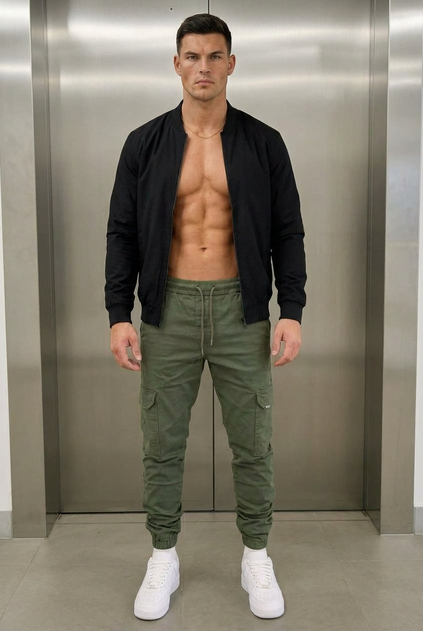 Avenue Cargo Jogger - Army Green