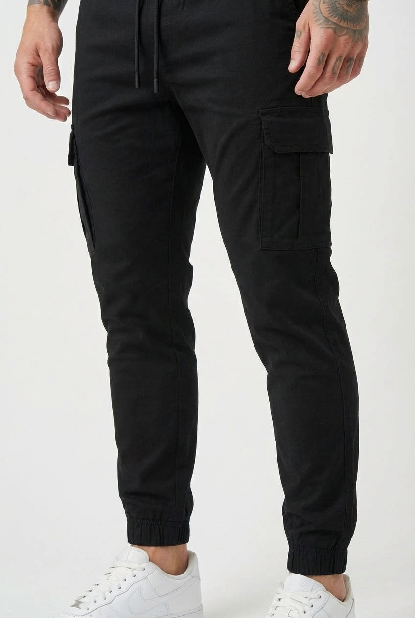 Avenue Cargo Jogger - Black