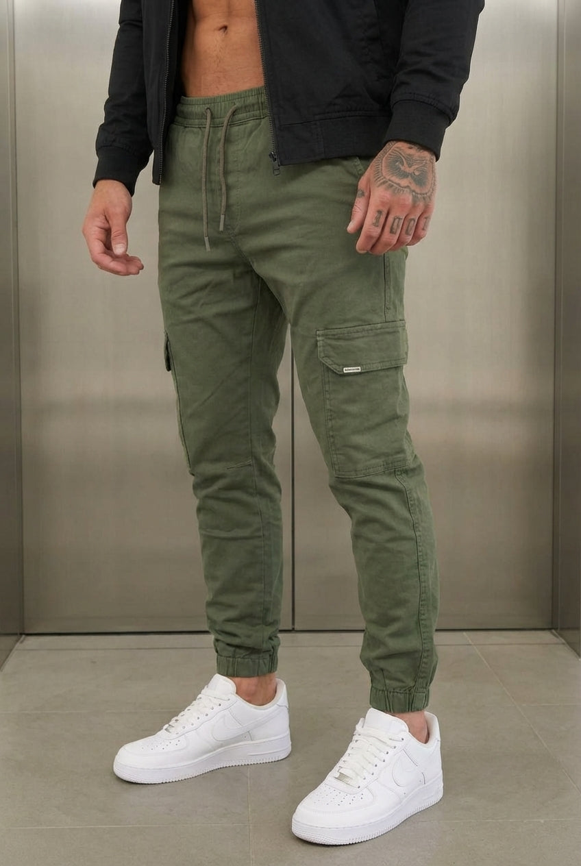 Avenue Cargo Jogger - Army Green
