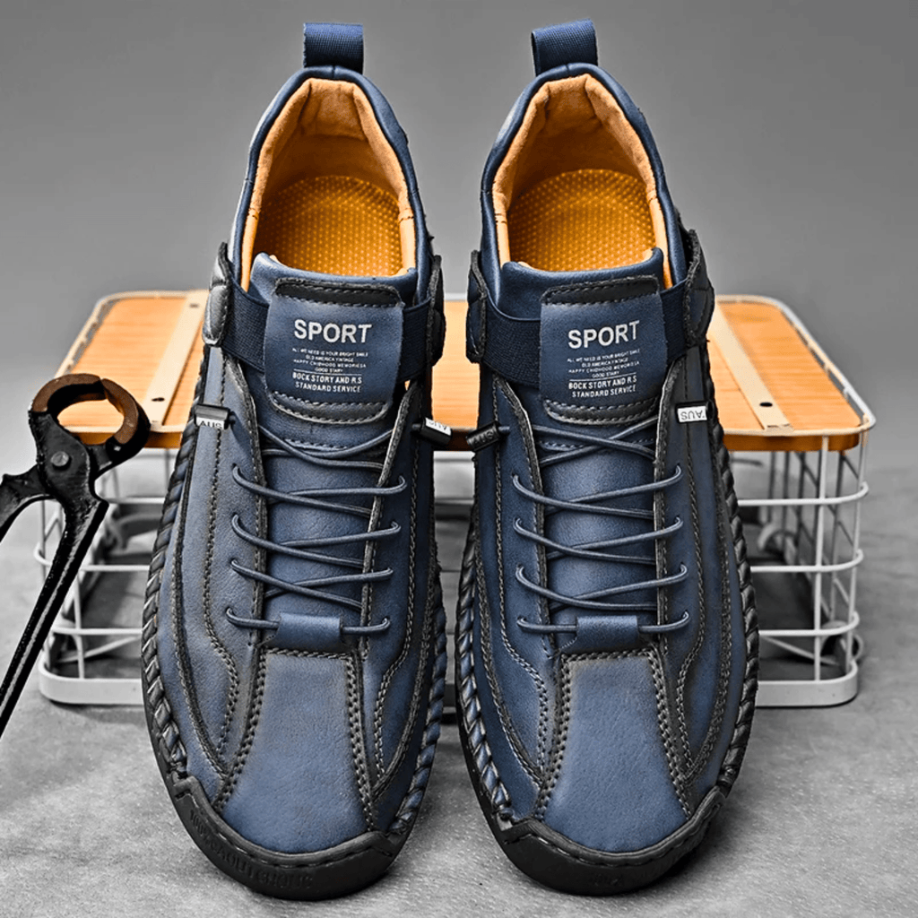 Hutton Artisan Leather Trainers