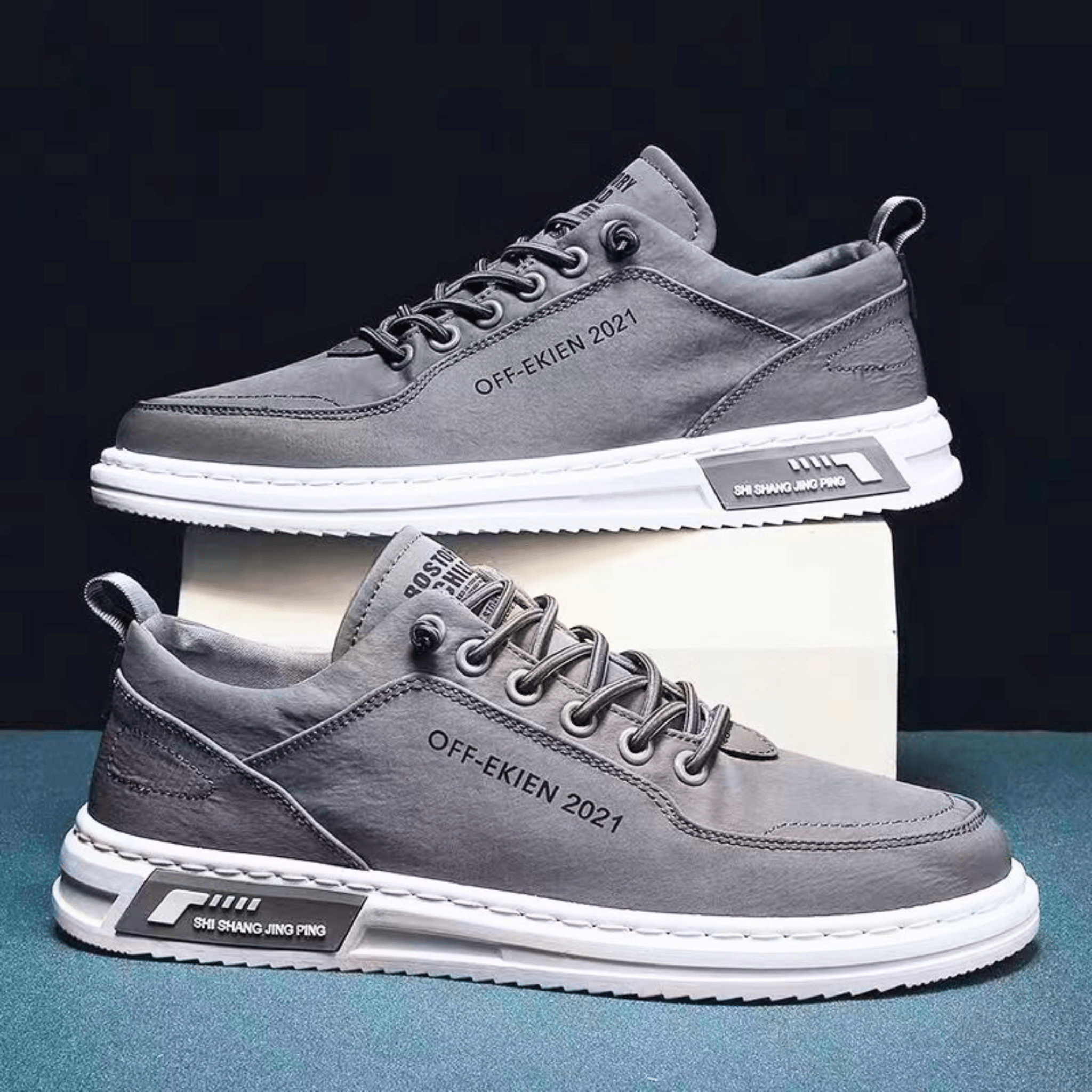Bancroft Premium Leather Trainers