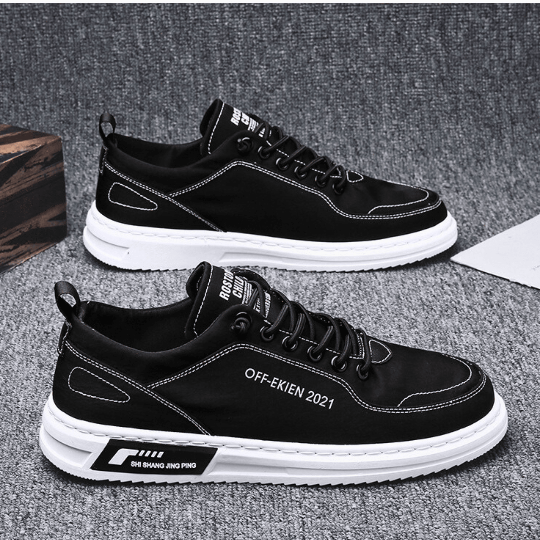 Bancroft Premium Leather Trainers