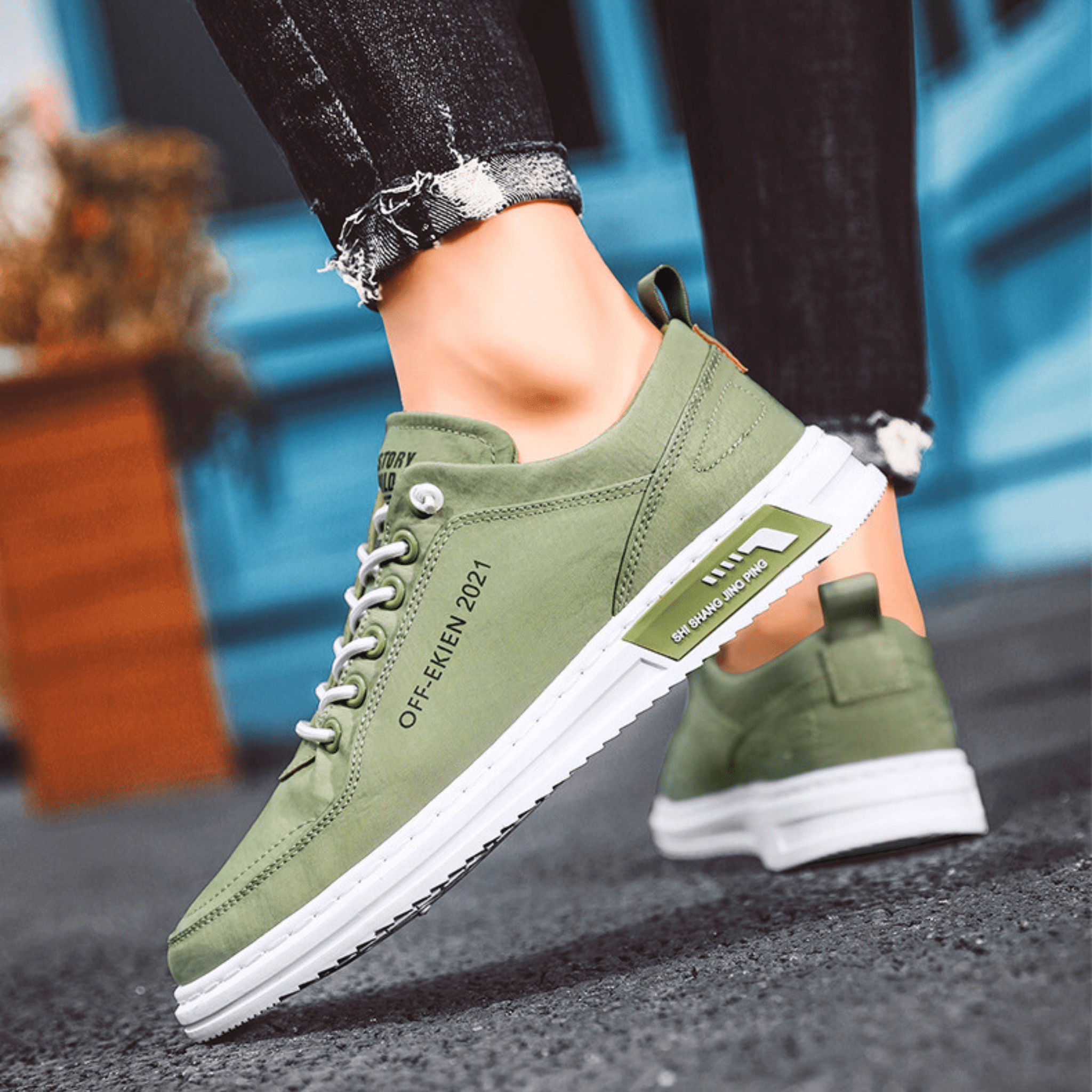 Bancroft Premium Leather Trainers