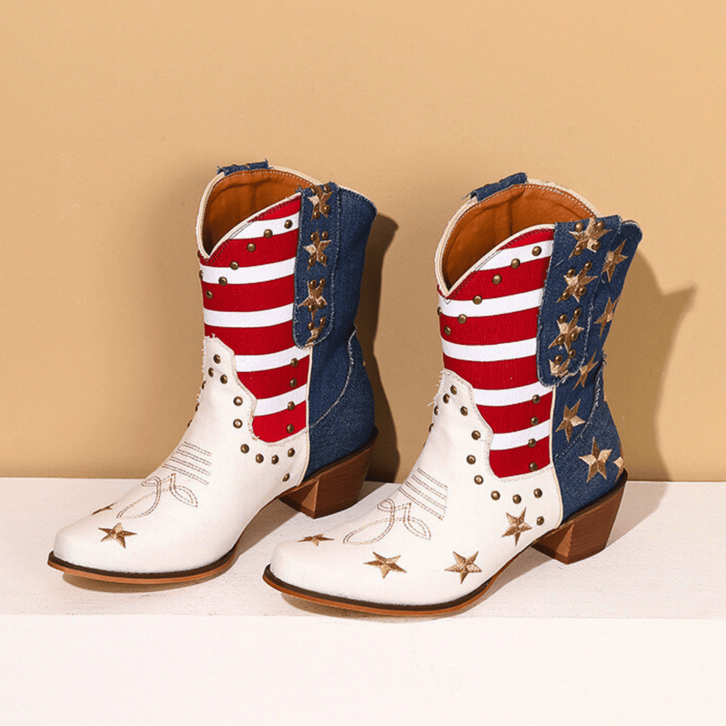 Vivienne Embroidered Western Boots